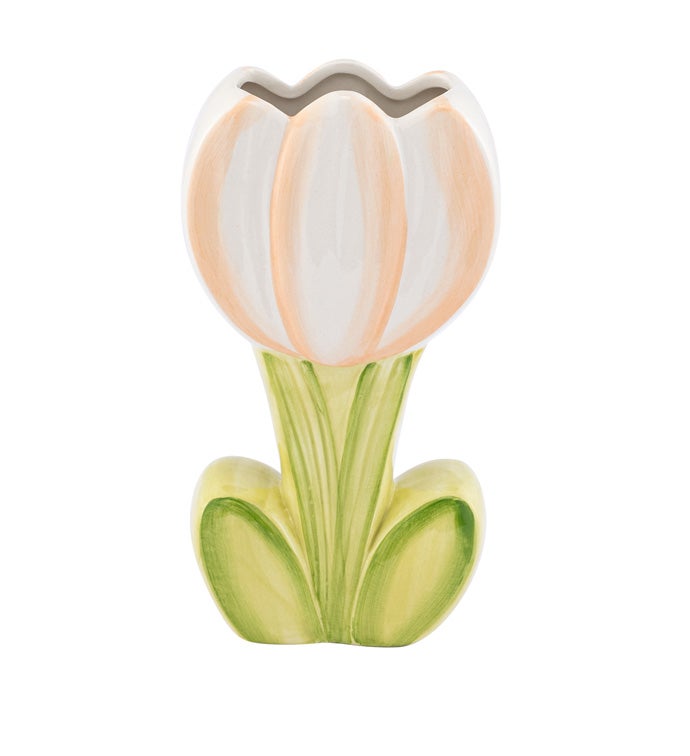 Pink Tulip Stem Vase