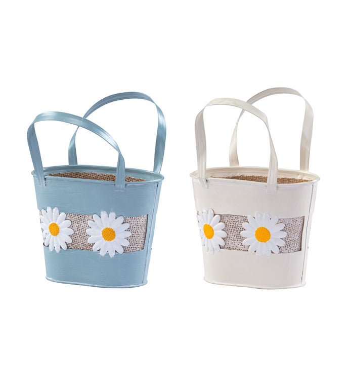 Daisy Handle Bag  2 Assorted