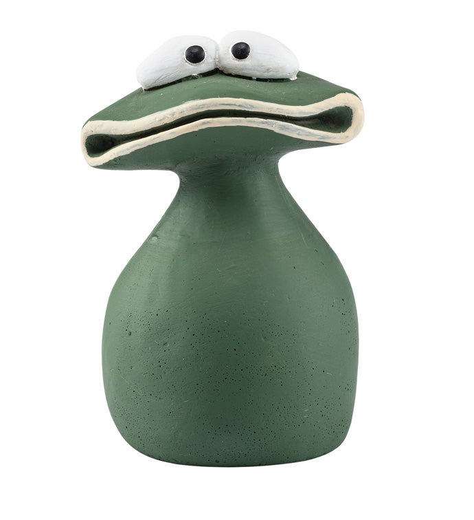 Goofy Frog Figure