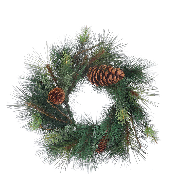 Sugar Pine Juniper Cone Wreath