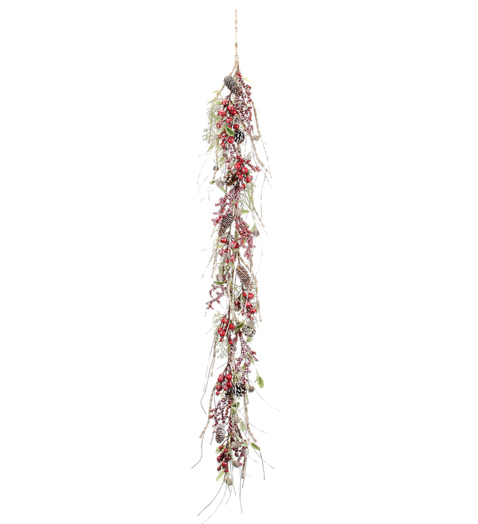 White Birch Berry Garland