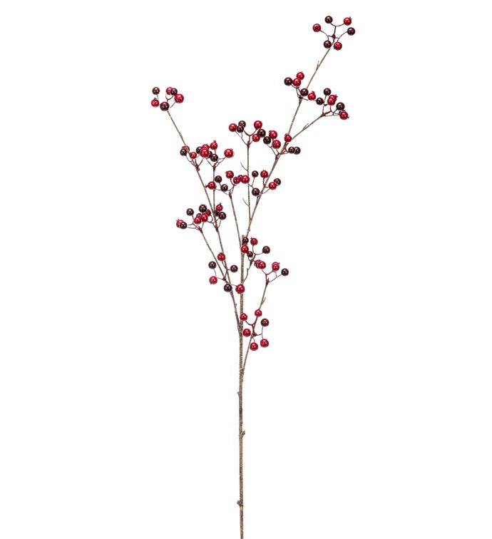 Red/Burgundy Berry Branch