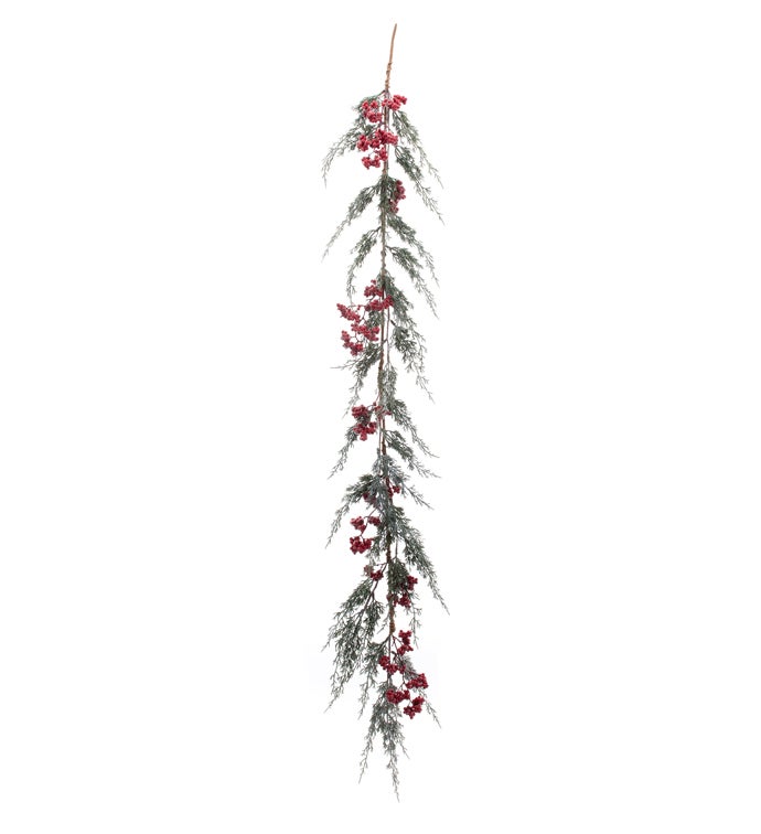 Red Berry Pine Garland