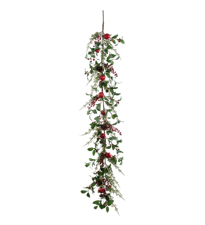 Red Berry/Bell Leaf Garland