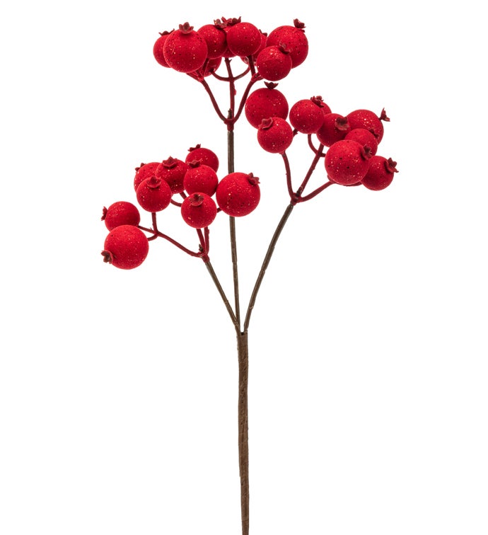 Red Velvet Glitter Berry Pick