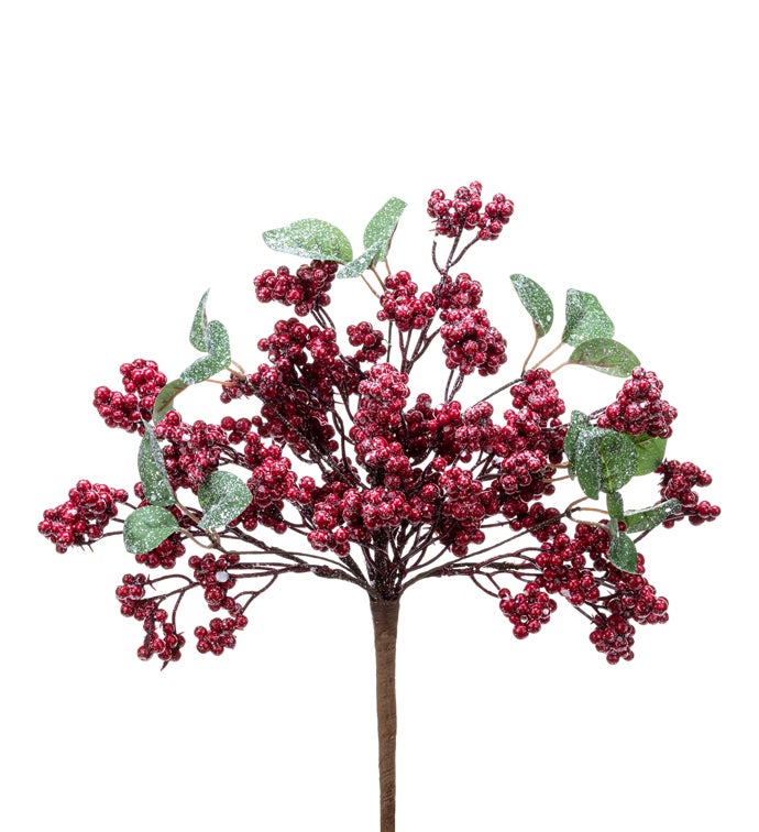 Iced Red Cluster Berry Spray