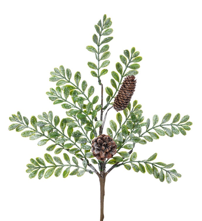 Boxwood Pine Cone Pick