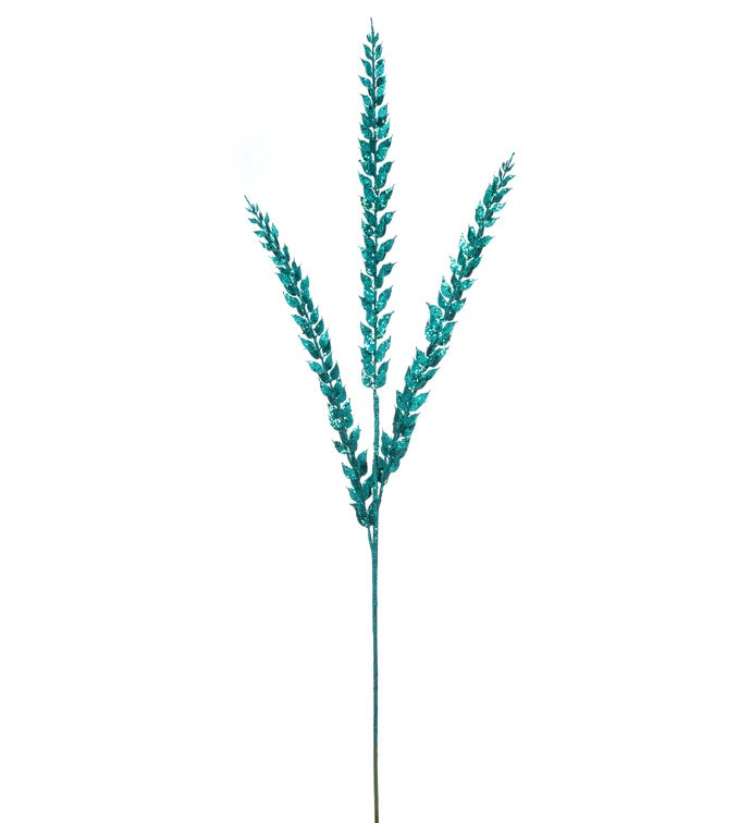 Turquoise Glitter Salvia Spray