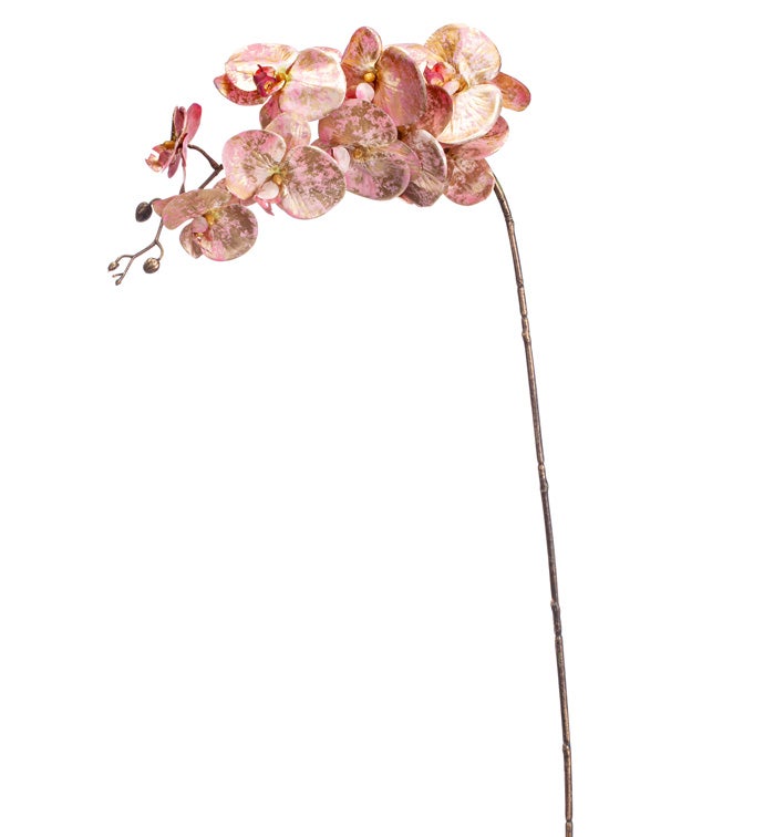 Pink Metallic Orchid Spray