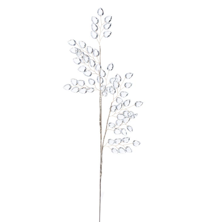 Crystal Leaves Spray