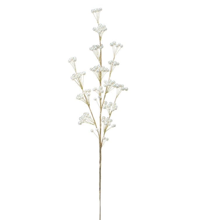 Pearl Berry Cluster Spray