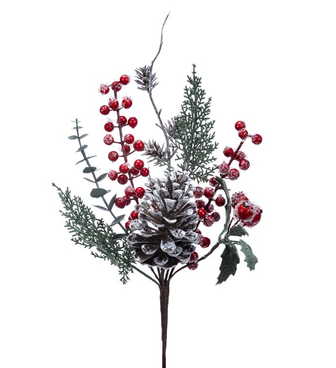 Snow Berry/Pine/Cone Pick