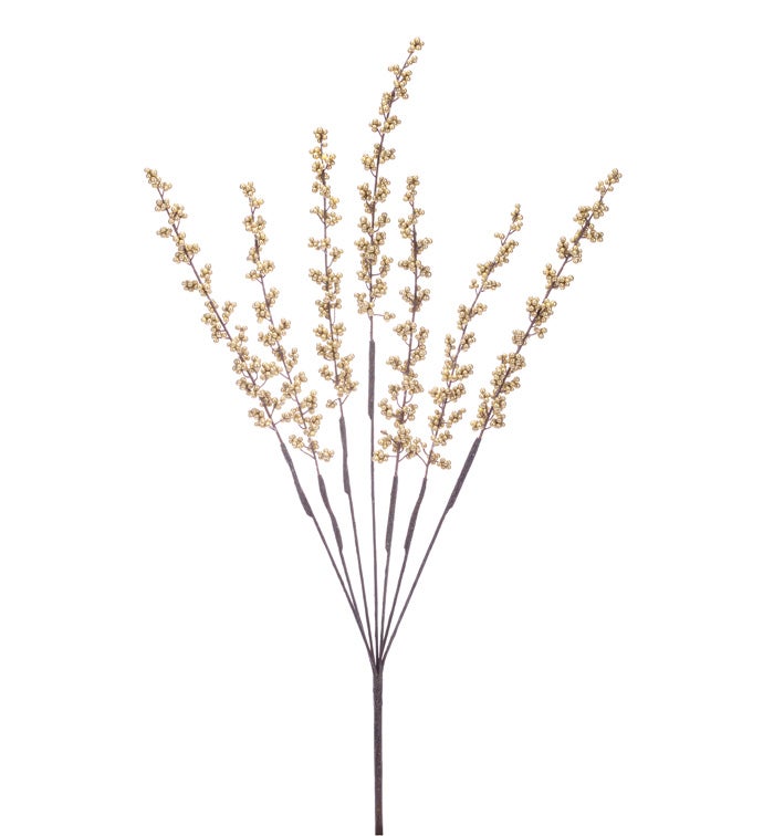 Metallic Champagne Berry Spike
