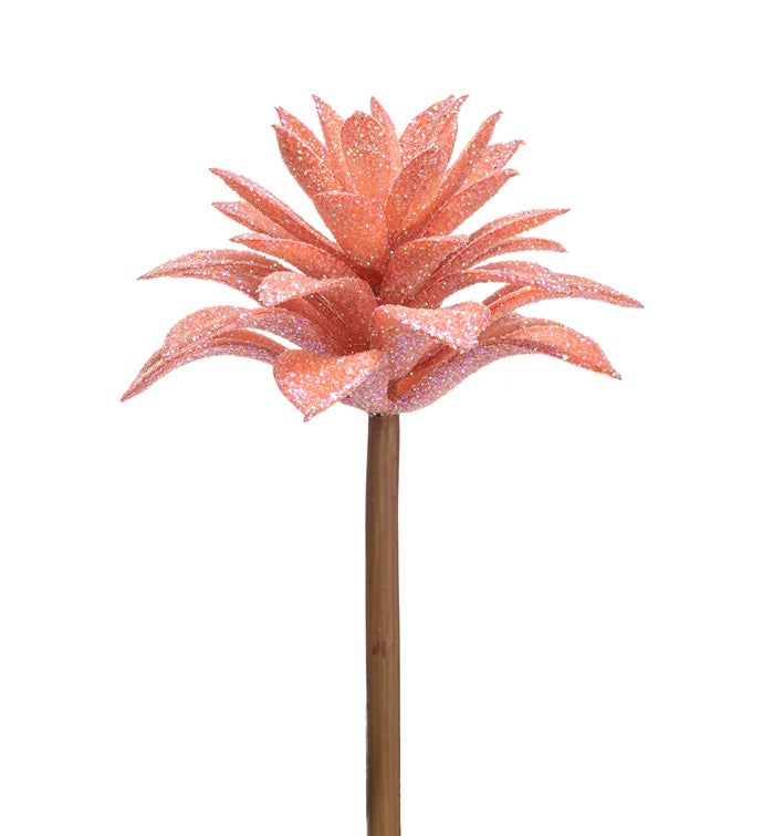 Pink Flocked Glitter Pk