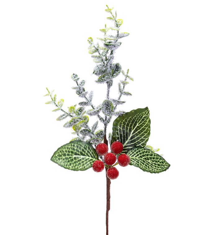 Red Berry/Leaves Pick