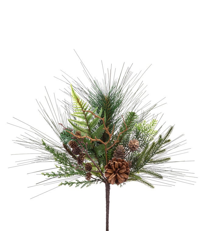 Longleaf Pine Cone/Twig Spray