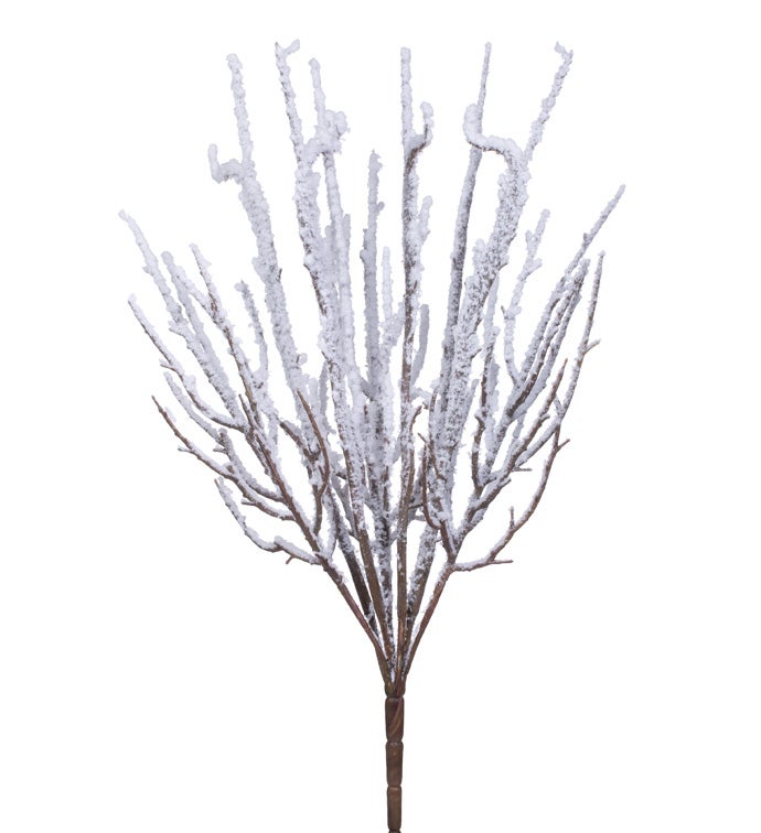 Snowy Twig Bush