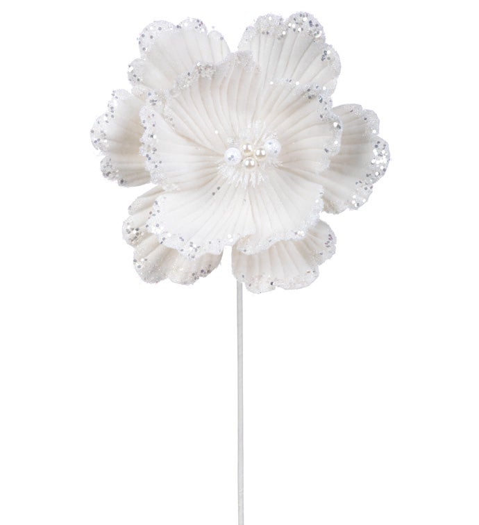 Ivory Glitter Magnolia