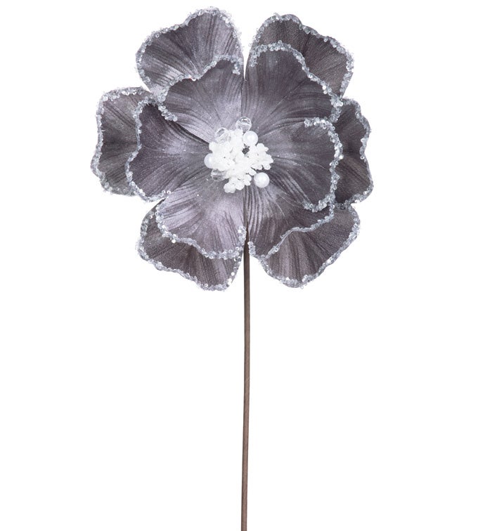 Gray Glitter Magnolia
