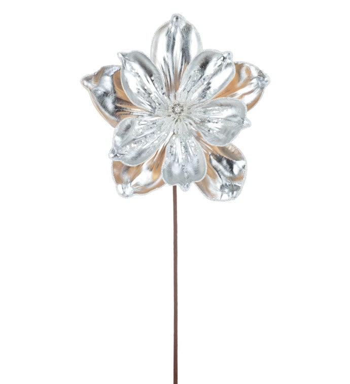 Silver Glitter Magnolia