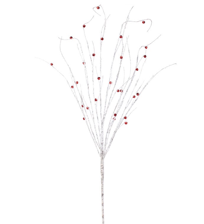 White Twig Red Bell Spray
