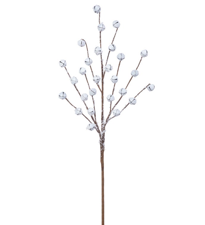 Frost White Bell Twig Spray