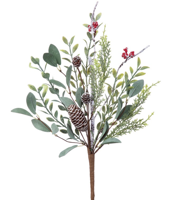 Ice Berry/Cone/Foliage Pick