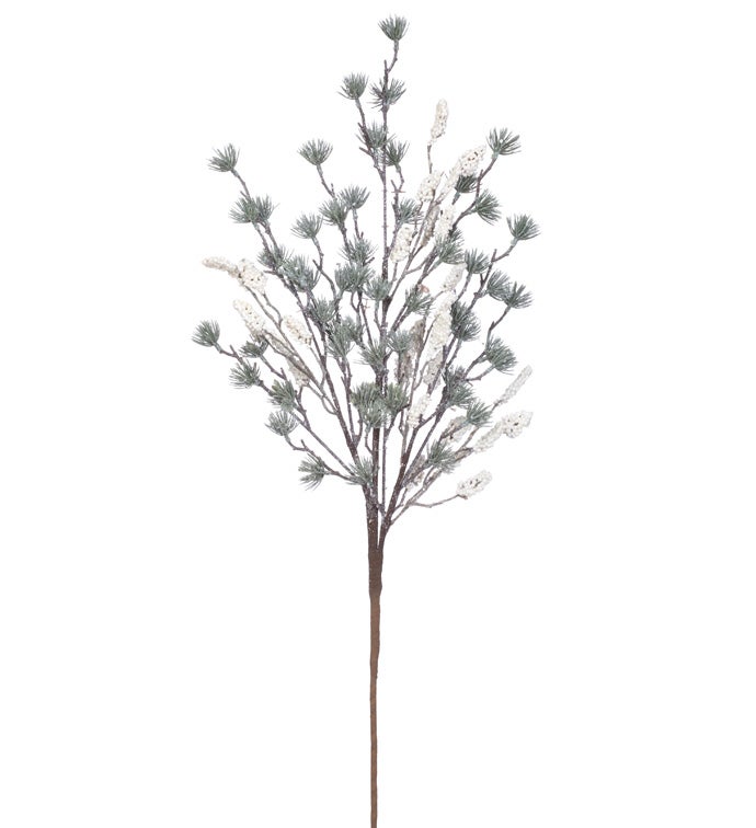 White Cluster Berry/Pine Spray