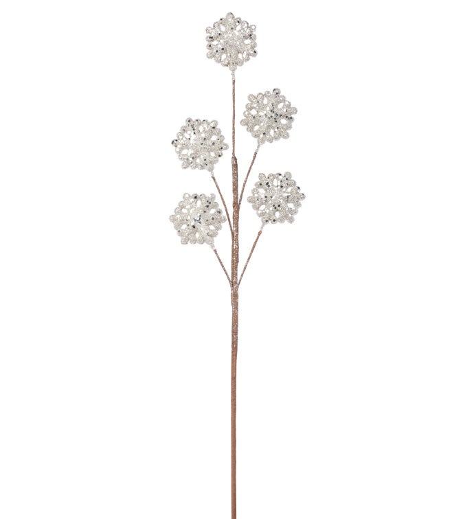 Glitter Snowflake Spray