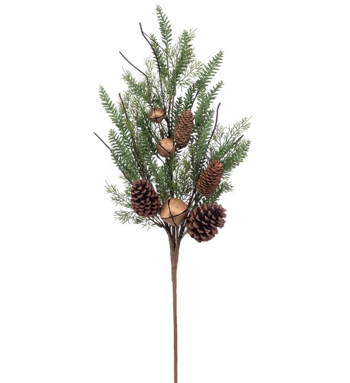 Gold Bell Pine/Cone Spray
