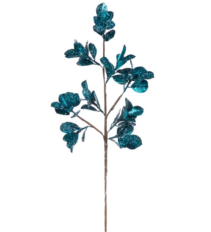 Teal Leaf Spray