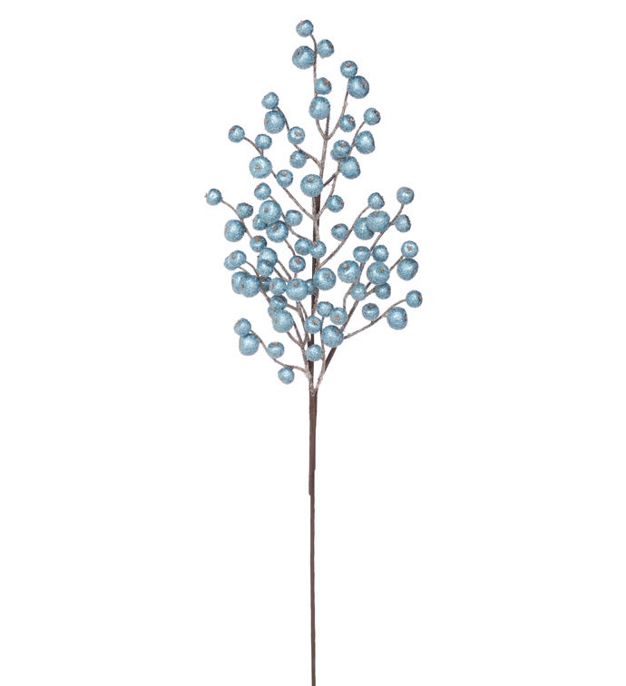 Blue Iced Glitter Berry Spray