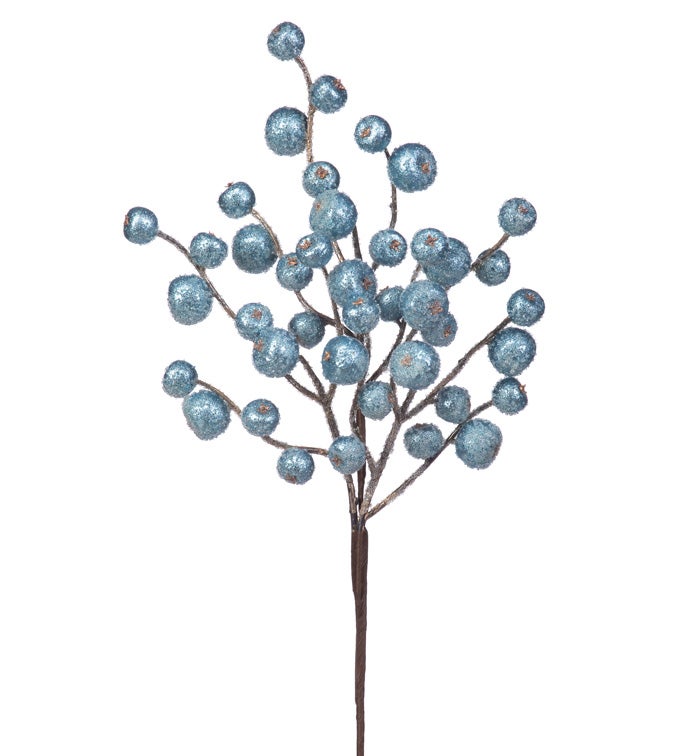 Blue Iced Glitter Berry Pick