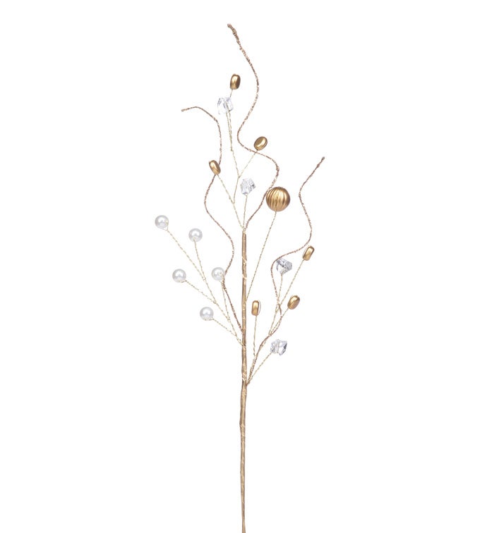 Gold Ball Twig Pick