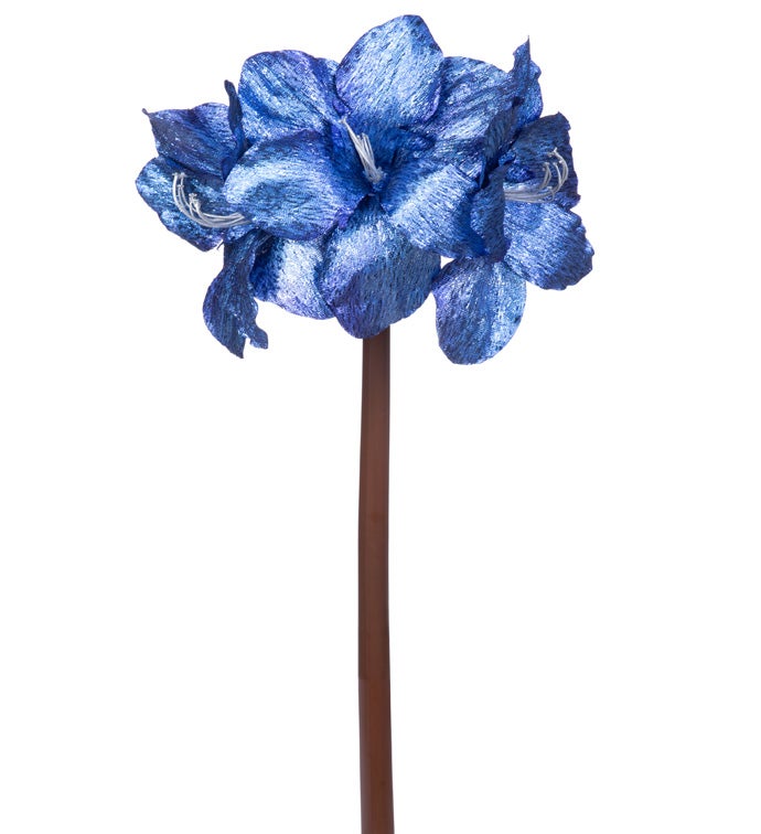 Blue Amaryllis Spray