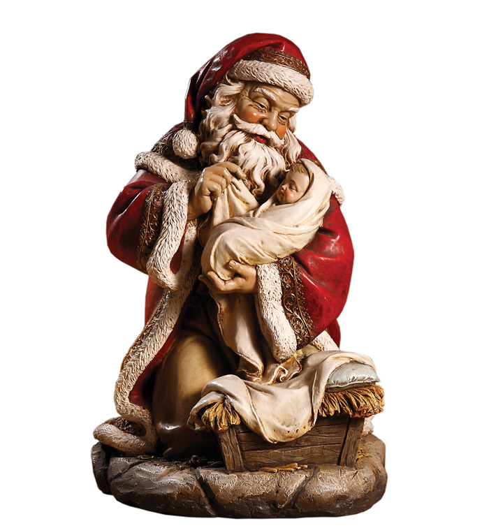 Santa with Baby Jesus