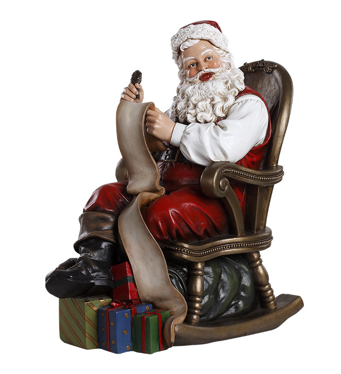 Santa in Rocking Chair