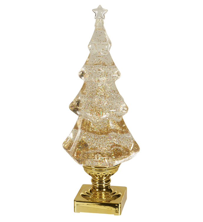 Gold LED Christmas Table Tree