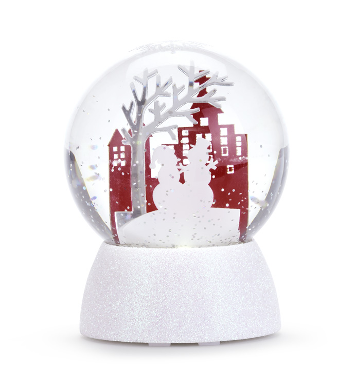 LED Snowman Water Globe