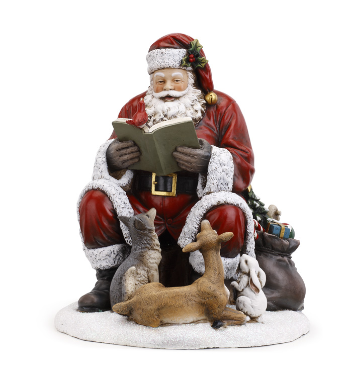 Santa with Animals