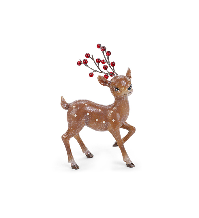 Standing Holly Day Deer