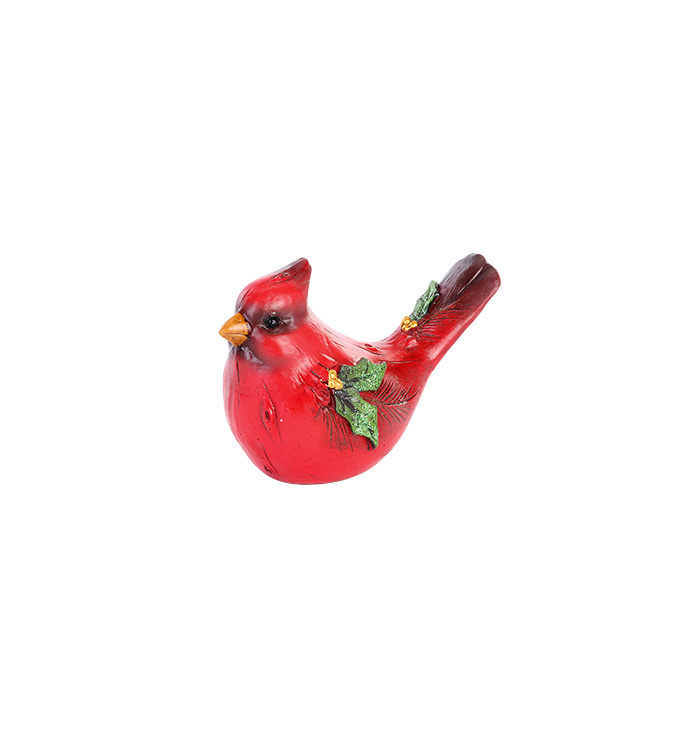 Cardinal with Holly