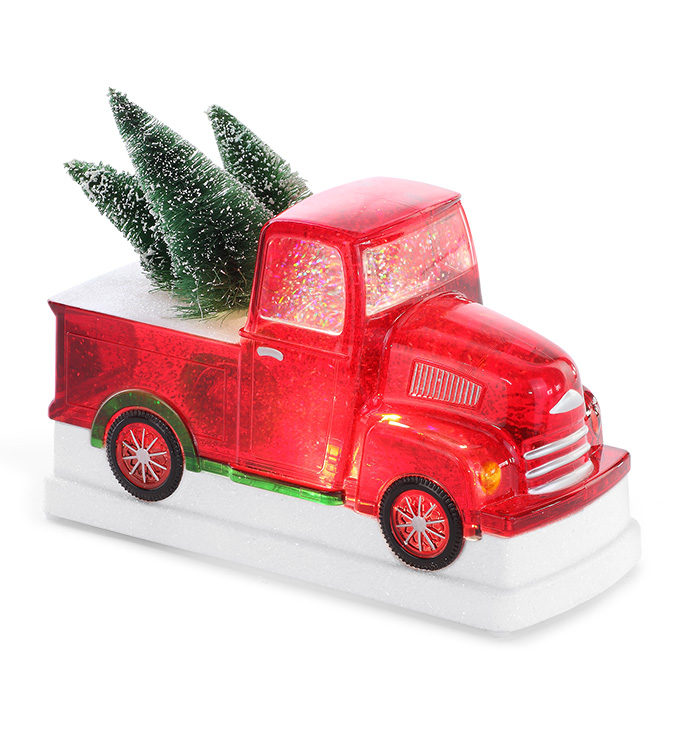 LED Christmas Tree in Truck