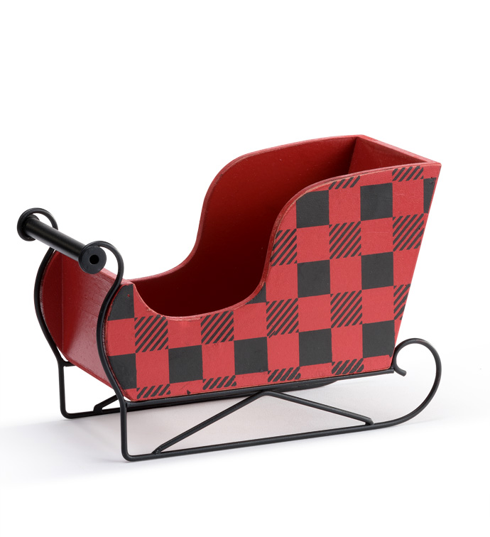 Red/Black Checker Sleigh