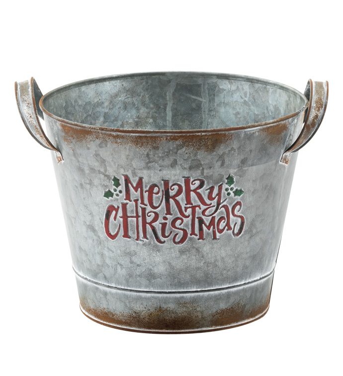 8.5" Merry Christmas Pot Cover