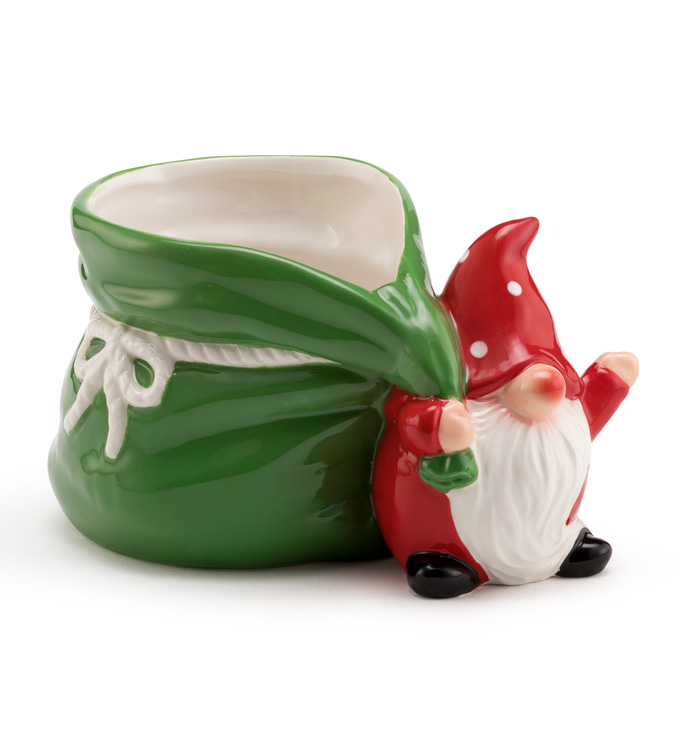 Gnome with Green Bag Planter
