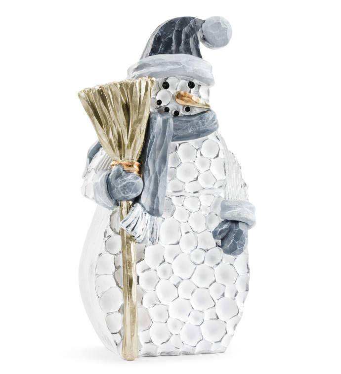 Snowman with Broom