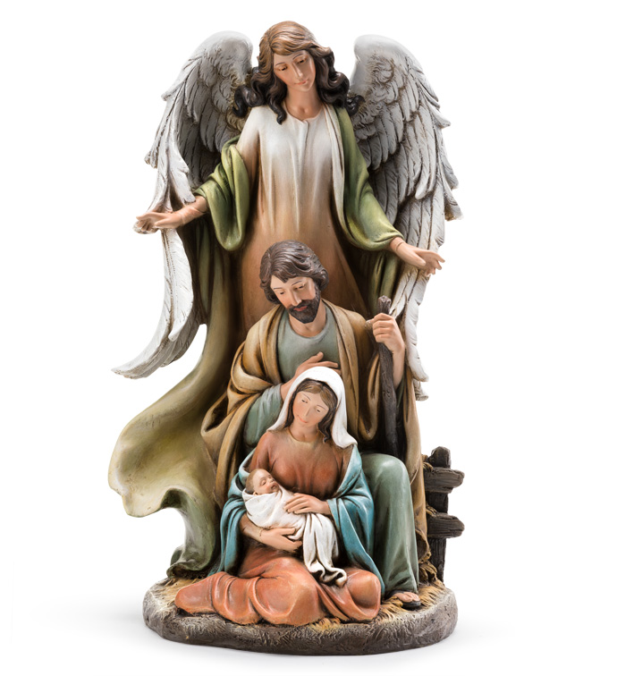 Guardian Angel with Holy Family