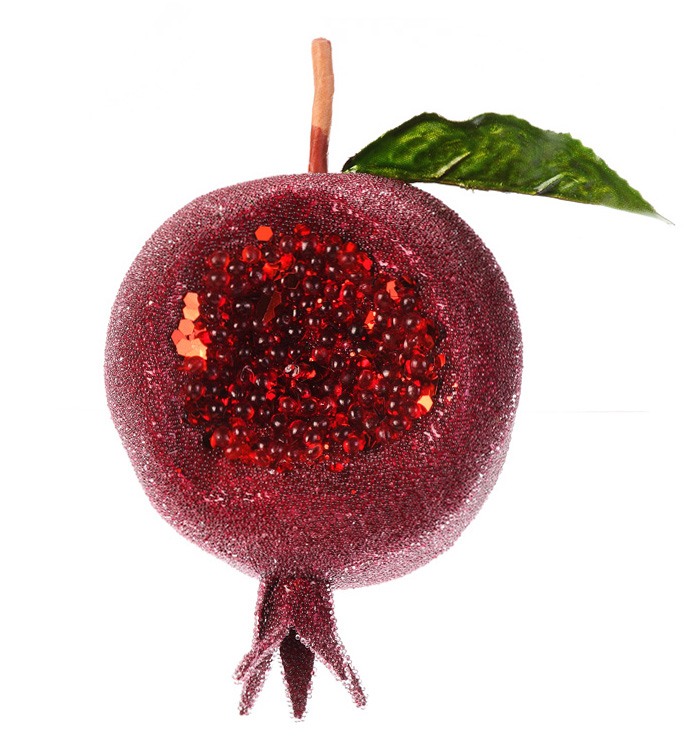 Burgundy Pomegranate Ornament