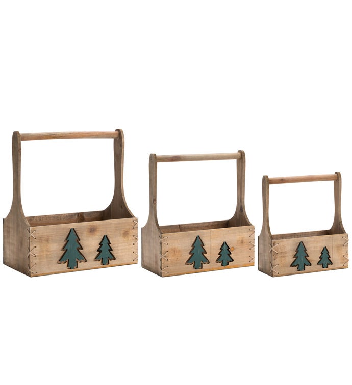 Christmas Tree Planter Box, Set of